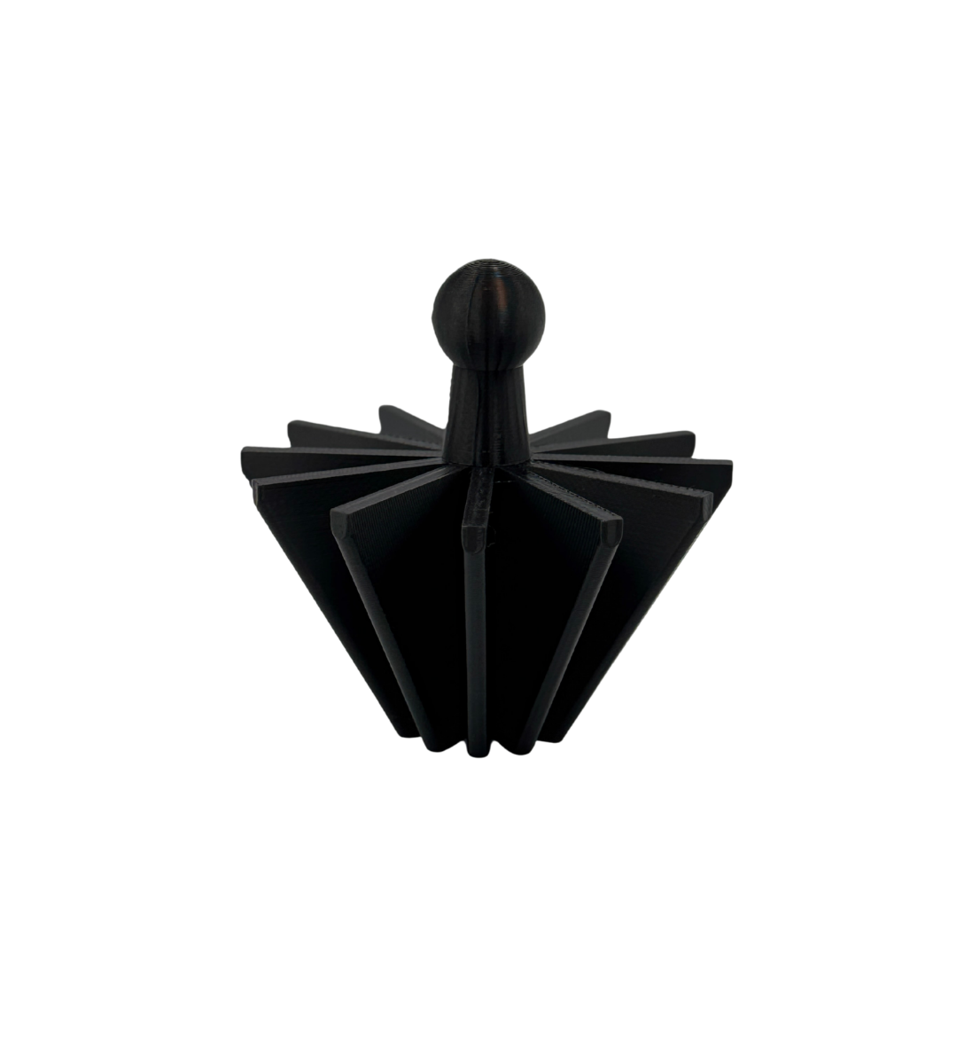 Black fluted coffee filter press tool | Slicer