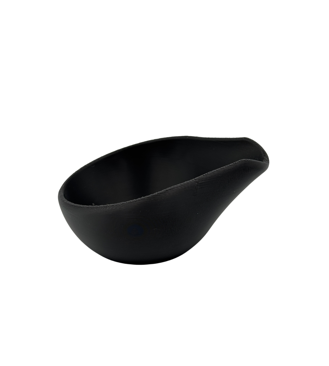 Black curved sauce serving dish | Slicer