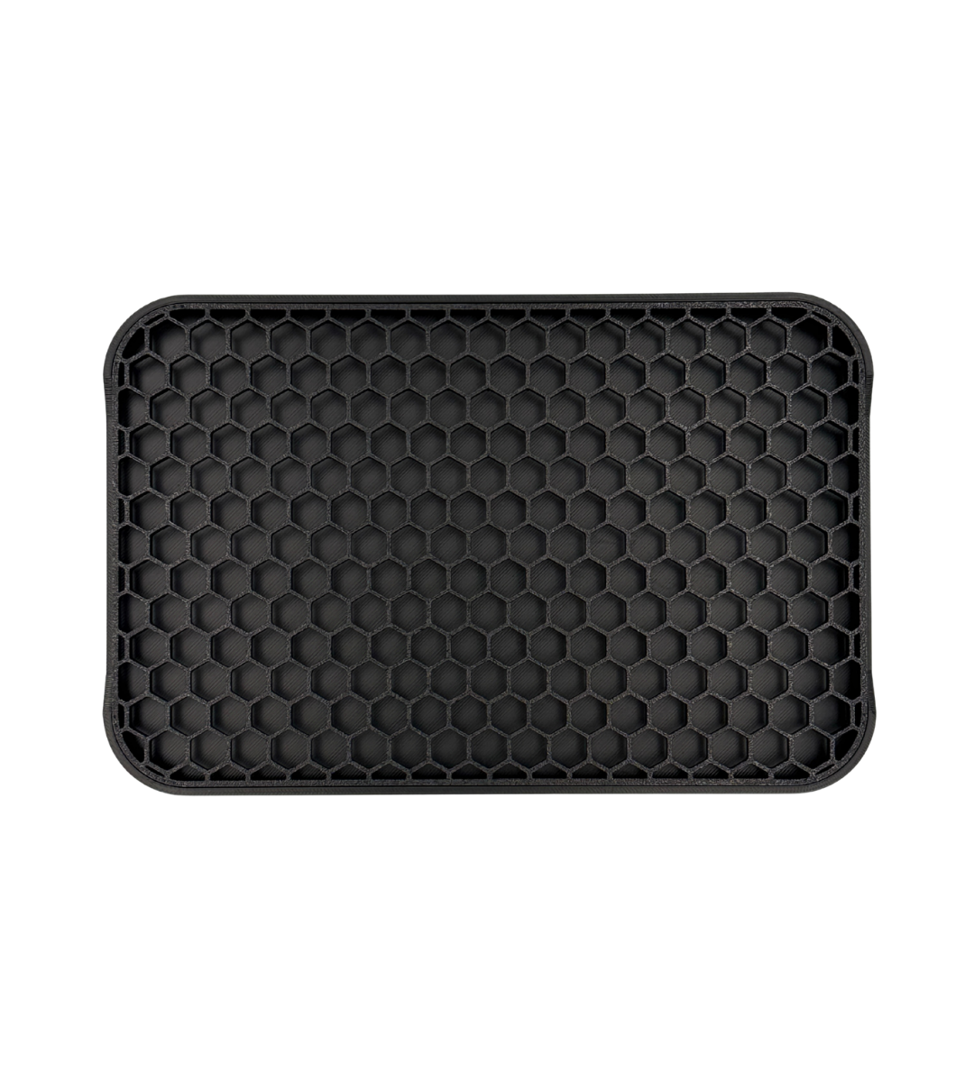 Black honeycomb textured drip tray | Slicer